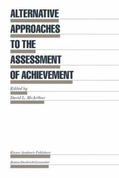 Paperback Alternative Approaches to the Assessment of Achievement Book