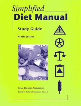 Paperback Study Guide to the Simplified Diet Manual Book