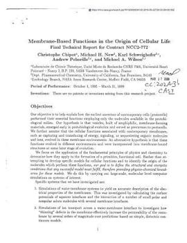 Paperback Membrane-Based Functions in the Origin of Cellular Life Book