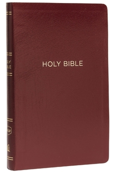 Imitation Leather NKJV, Thinline Reference Bible, Leather-Look, Burgundy, Red Letter Edition, Comfort Print Book