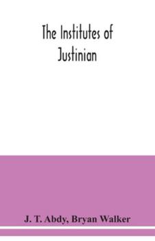 Paperback The Institutes of Justinian Book