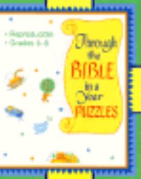 Paperback Through the Bible in a Year Puzzles for Grades 3-6 Book