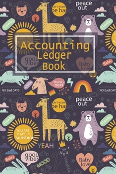 Accounting Ledger Book: 6 Column Payment Record, Record and Tracker Log Book, Personal Checking Account Balance Register, Checking Account Tra