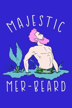 Paperback Majestic Mer Beard: Comic Book Notebook Paper Book