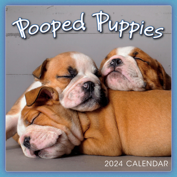 Calendar Pooped Puppies Book