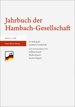 Paperback Jahrbuch Der Hambach-Gesellschaft 27 (2020) [German] Book