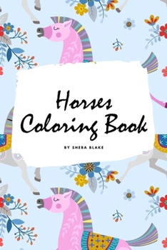 Paperback Horses Coloring Book for Children (6x9 Coloring Book / Activity Book) Book