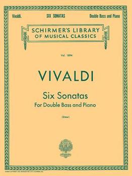 Paperback Six Sonatas: Schirmer Library of Classics Volume 1894 Double Bass and Piano Book