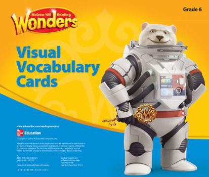 Paperback Reading Wonders, Grade 6, Visual Vocabulary Cards Book