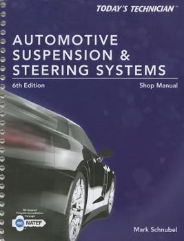 Spiral-bound Automotive Suspension & Steering Systems Shop Manual Book