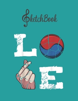 SketchBook: Love Korea Seoul Hallyu Saranghae Funny Korean Fashion Blank Kpop Sketchbook for Girls Teens Kids Journal College Marble Size UnLined ... Little Kpop Fans Secret Diary and Journals