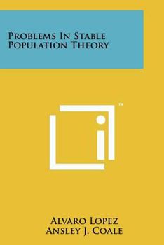 Paperback Problems In Stable Population Theory Book