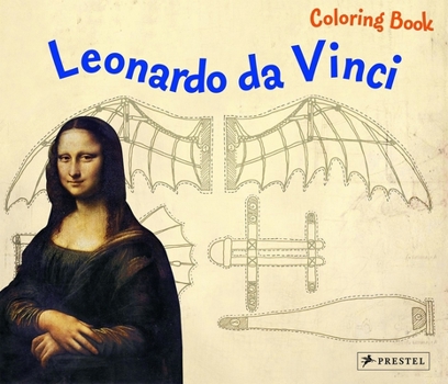 Paperback Leonardo Da Vinci Coloring Book