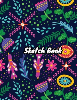 Paperback Sketch Book: Creative book with 100+ Pages of 8.5"x11" Blank Paper for Drawing, Doodling or Learning to Draw Book