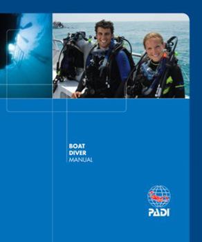 Paperback PADI Boat Diver Manual Book