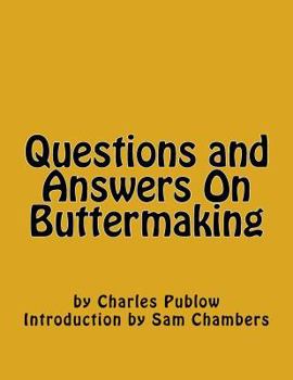 Paperback Questions and Answers On Buttermaking Book