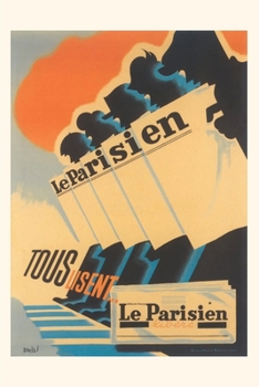 Paperback Vintage Journal Poster for Le Parisien Book