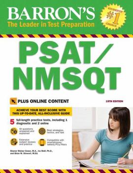 Paperback Psat/NMSQT with Online Tests Book