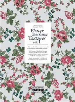 Hardcover Flower Fashion Textures Book
