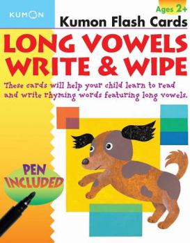 Misc. Supplies Long Vowels Write & Wipe! Flash Cards [With Toxic-Free Pen] Book