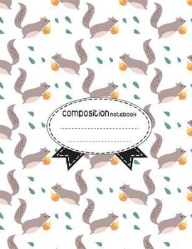 Paperback Composition Notebook, 8.5 x 11, 110 pages: Autumn Squirrels: (School Notebooks) Book