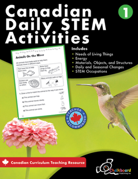 Paperback Canadian Daily Stem Activities Grade 1 Book