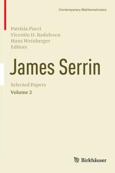 Hardcover James Serrin. Selected Papers: Volume 2 Book