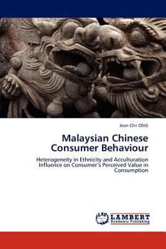 Paperback Malaysian Chinese Consumer Behaviour Book