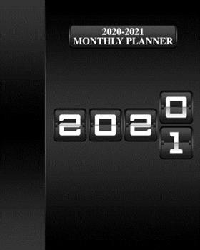 2020-2021 Monthly Planner: 2 Year Calendar Planner | Agenda 2020 - 2021, Organizer & Calendar View with Inspirational Quotes | Two Year Monthly Calendar | Jan 2020 to Dec 2021, 24 Months (Black Cover)
