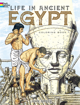 Paperback Life in Ancient Egypt Coloring Book