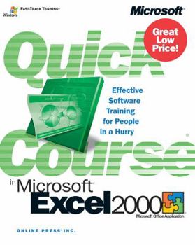 Paperback Quick Course in Microsoft Excel 2000 Book