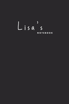 Paperback Lisa's notebook: Perfect Scrapbook gift for girls women named Lisa Book