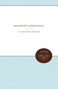 Paperback Masaryk's Democracy Book