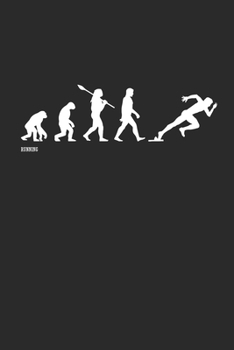 RUNNING: Notebook Laufen Notizbuch kariert squared Trail Running Planer Runner Journal A5 6x9 karo