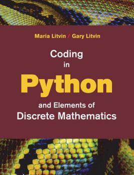 Hardcover Coding in Python and Elements of Discrete Mathematics Book
