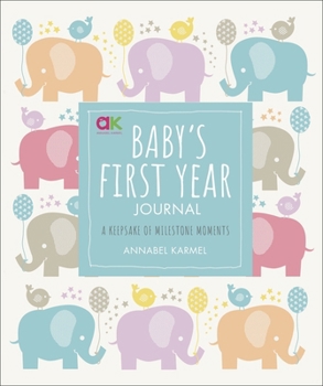 Hardcover Baby's First-Year Journal Book