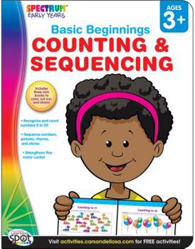 Paperback Counting & Sequencing, Grades Preschool - K (Basic Beginnings) Book