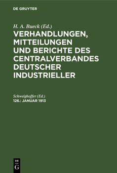 Hardcover Januar 1913 [German] Book