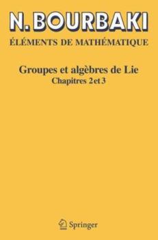 Paperback Groupes Et Algèbres de Lie: Chapitres 2 Et 3 [French] Book