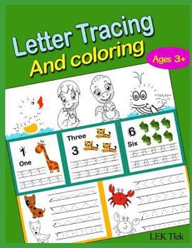 Paperback Letter Tracing and Coloring Book