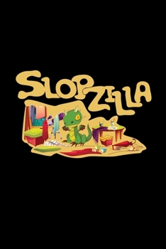 Paperback Slopzilla: 6x9 Dragon - lined - ruled paper - notebook - notes Book