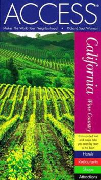 Paperback Access California Wine Country Book