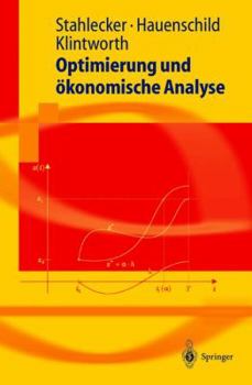 Paperback Optimierung Und Ökonomische Analyse [German] Book