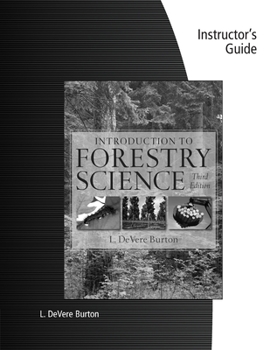 Paperback Instructor's Manual to Accompany Introduction to Forestry Science, Third Edition Book