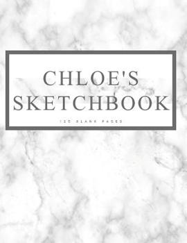 Paperback Chloe's Sketchbook: Personalized Marble Sketchbook with Name: 120 Pages Book