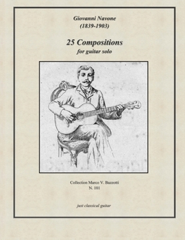 Paperback Giovanni Navone - 25 Compositions for guitar solo Book