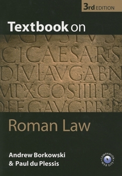 Paperback Textbook on Roman Law Book