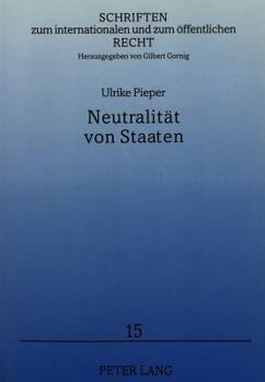 Paperback Neutralitaet Von Staaten [German] Book