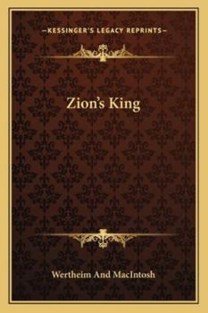 Paperback Zion's King Book