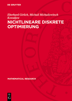 Hardcover Nichtlineare Diskrete Optimierung [German] Book